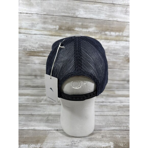 New Mens Tommy Bahama Steel‎ Blue Golf Cap Snapback Hat Nice!- NWT - Picture 4 of 8